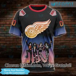 Vintage Detroit Red Wings Shirt 3D Personalized Red Wings Gift Best selling