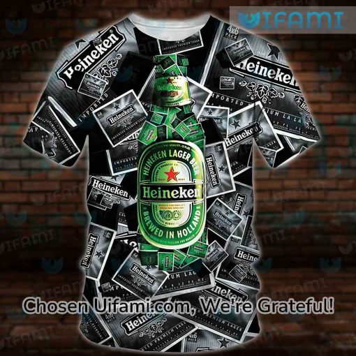 Vintage Heineken T-Shirt 3D Selected Heineken Christmas Gift