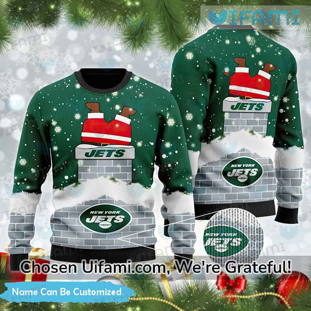 Vintage Jets Sweater Custom Santa Claus New York Jets Gift