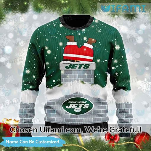 Vintage Jets Sweater Custom Santa Claus New York Jets Gift