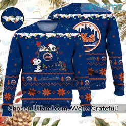 Vintage Mets Sweater Exquisite Snoopy Mets Gift Ideas Best selling