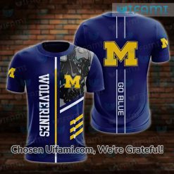 Vintage Michigan Shirt 3D Funniest Michigan Wolverines Gift