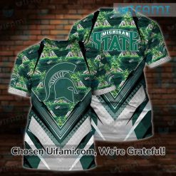 Vintage Michigan State Shirt 3D Outstanding Michigan State Gifts For Her Best selling