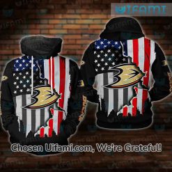 Vintage Mighty Ducks Hoodie 3D Stunning USA Flag Gift
