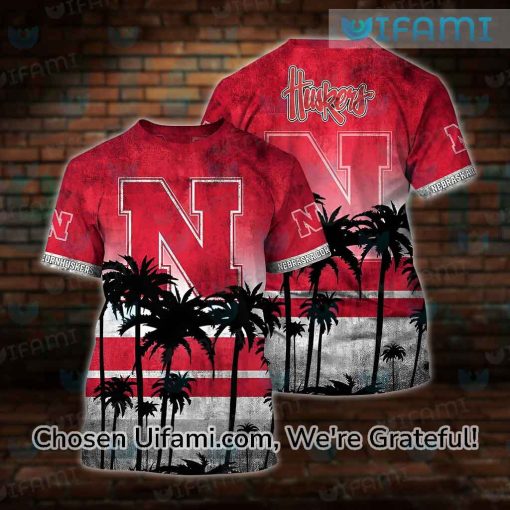 Vintage Nebraska Shirt 3D Impressive Nebraska Cornhuskers Gift