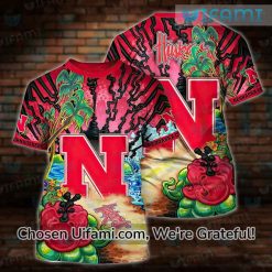 Vintage Nebraska T-Shirts 3D Breathtaking Nebraska Cornhuskers Gift