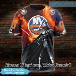 Vintage New York Islanders T Shirt 3D Custom Darth Vader Gift Best selling