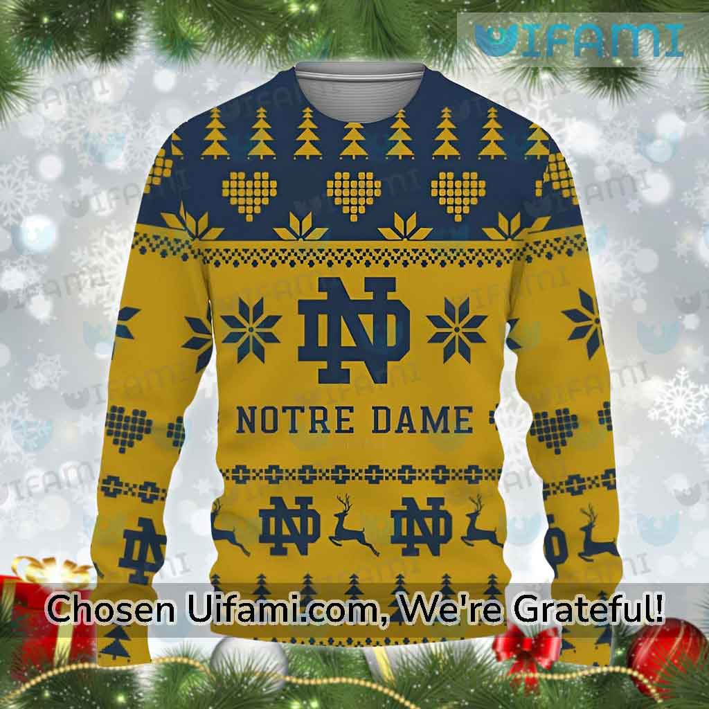 Vintage Notre Dame Sweater Unbelievable Notre Dame Christmas Gift Ideas