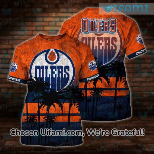 Vintage Oilers Shirt 3D Awesome Oilers Christmas Gifts