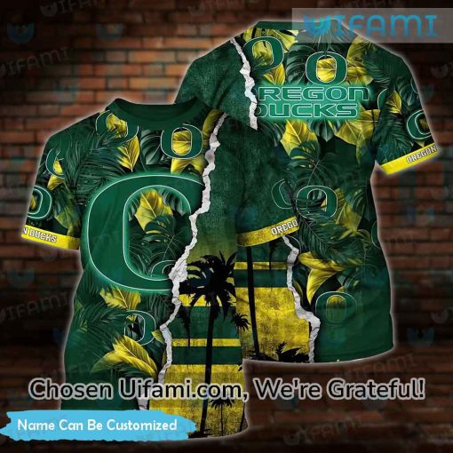 Vintage Oregon Shirt 3D Simple Custom Oregon Ducks Gift