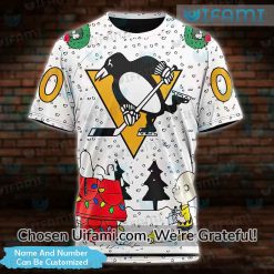Vintage Penguins T-Shirt 3D Custom Christmas Pittsburgh Penguins Gift