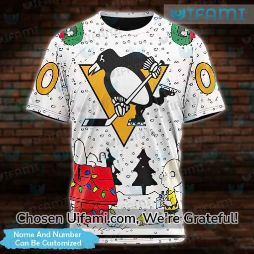 Vintage Penguins T-Shirt 3D Custom Christmas Pittsburgh Penguins Gift