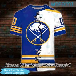 Vintage Sabres Shirt 3D Lighthearted Personalized Buffalo Sabres Gifts