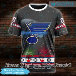 Vintage St Louis Blues Shirt 3D Personalized Star Wars Gift
