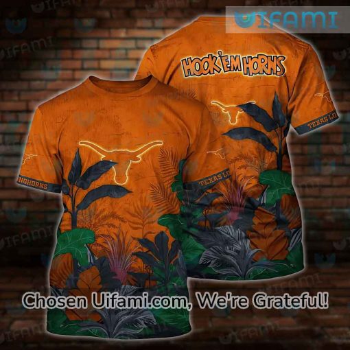 Vintage Texas Longhorns T-Shirt 3D Lighthearted Longhorns Gift