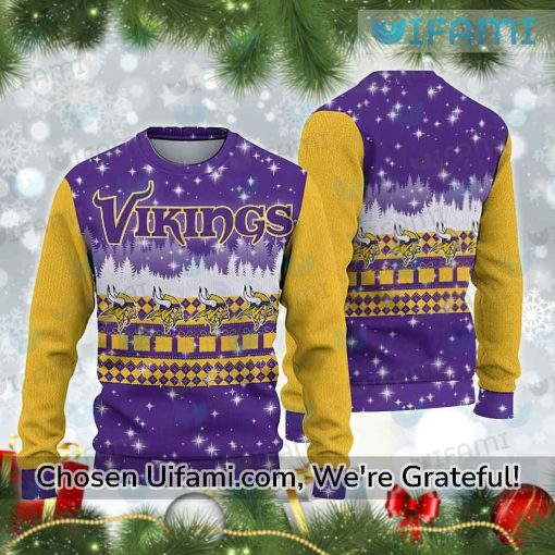 Vintage Vikings Sweater Beautiful Minnesota Vikings Christmas Gift