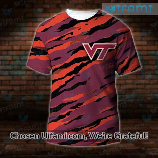 Virginia Tech Grandpa Shirt 3D Cool Virginia Tech Gifts For Him