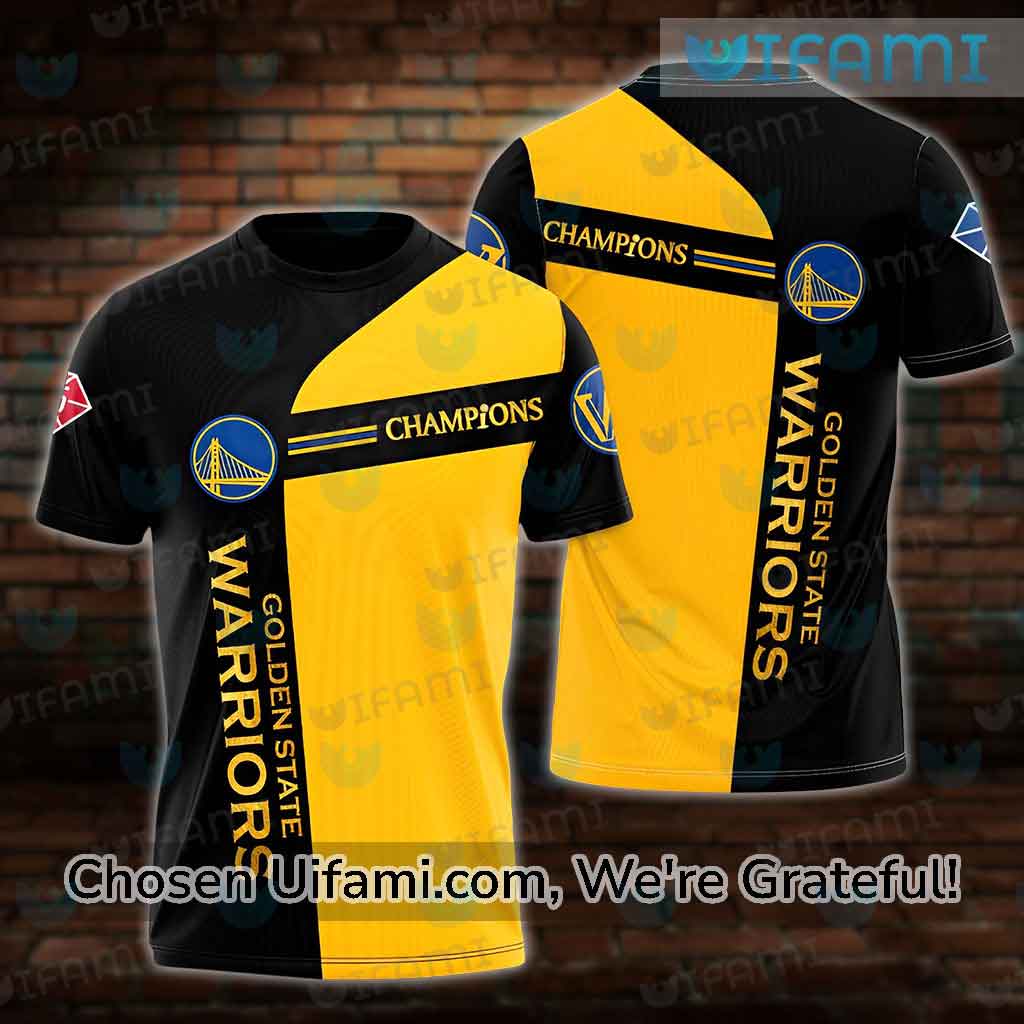 Warriors Championship Shirt 3D Delightful Golden State Warriors Gift