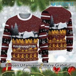 Washington Commanders Ugly Sweater Surprise Commanders Gift