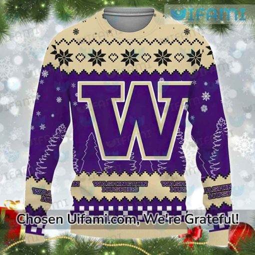 Washington Huskies Christmas Sweater Gorgeous UW Husky Gifts