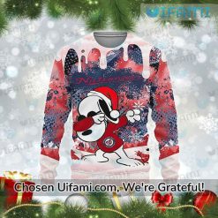 Washington Nationals Ugly Christmas Sweater Surprise Snoopy Nationals Gift