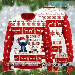 Wild Turkey Christmas Sweater Stitch My Blood Type Wild Turkey Gift Set