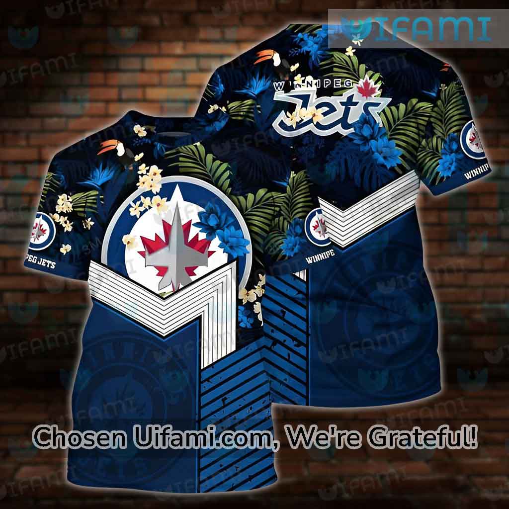 Winnipeg Jets Retro NHL 3D Hawaiian Shirt And Shorts For Men And