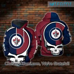 Winnipeg Jets Hoodie 3D Impressive Grateful Dead Gift