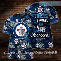 Custom Winnipeg Jets T-Shirt 3D Mascot Gift
