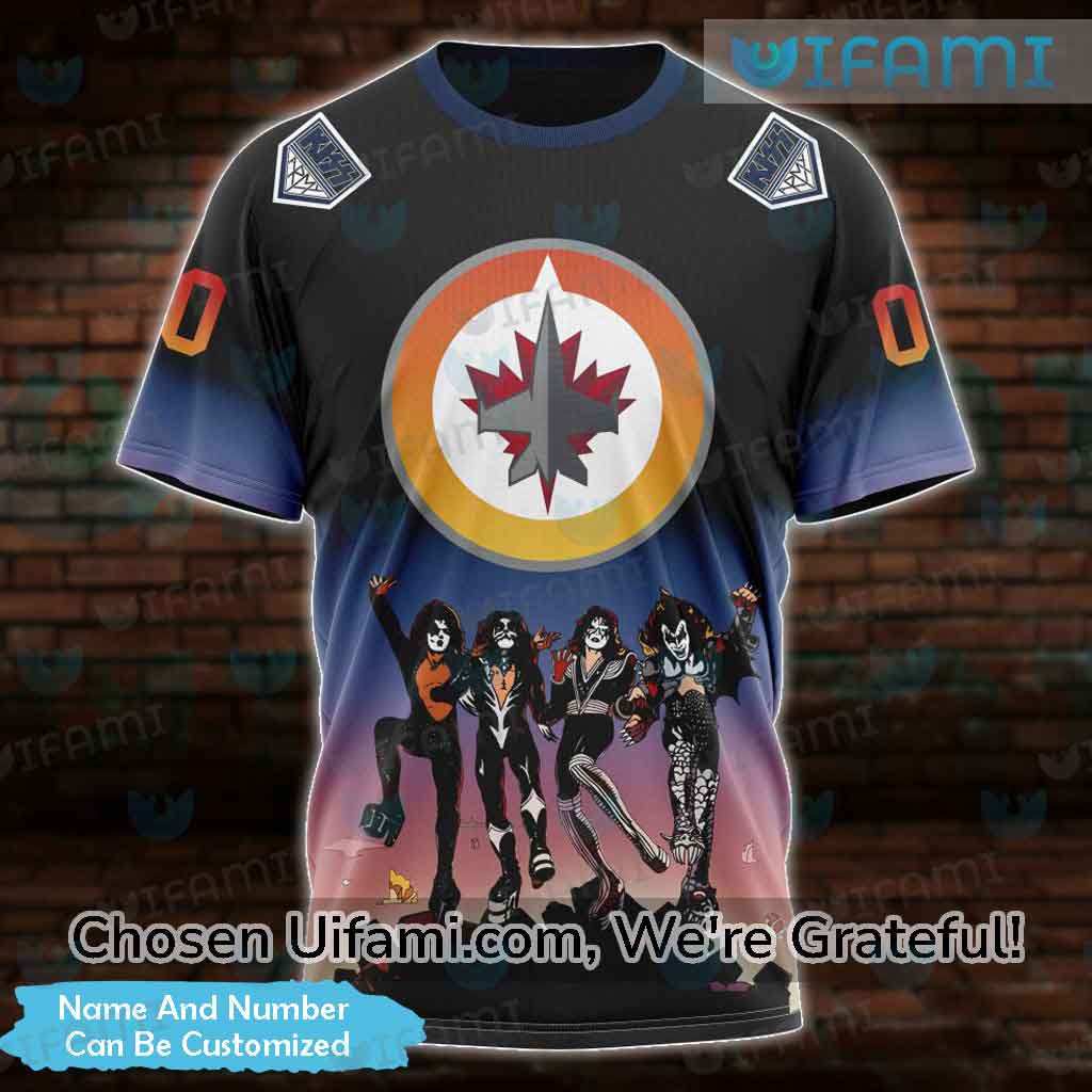 NHL Winnipeg Jets Mix Jersey Custom Personalized Hoodie T Shirt