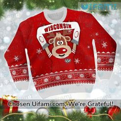 Wisconsin Badgers Christmas Sweater Surprise Badgers Gift Exclusive