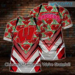 Wisconsin Badgers Clothing 3D Unforgettable Badgers Gift