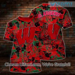 Wisconsin Badgers Football Shirt 3D Best-selling Badgers Gift