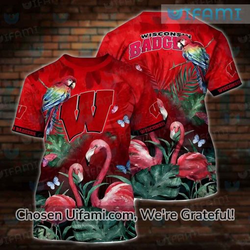 Wisconsin Badgers Mens Apparel 3D Alluring Badgers Gift