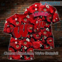 Wisconsin Badgers Plus Size Apparel 3D Creative Badgers Gift