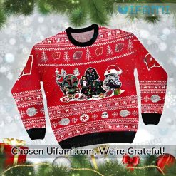 Wisconsin Badgers Ugly Christmas Sweater Best Star Wars Badgers Gift Exclusive