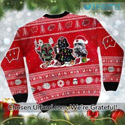 Wisconsin Badgers Ugly Christmas Sweater Best Star Wars Badgers Gift Latest Model