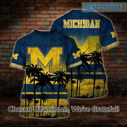 Wolverines T Shirt 3D Attractive Michigan Wolverines Football Gifts Best selling