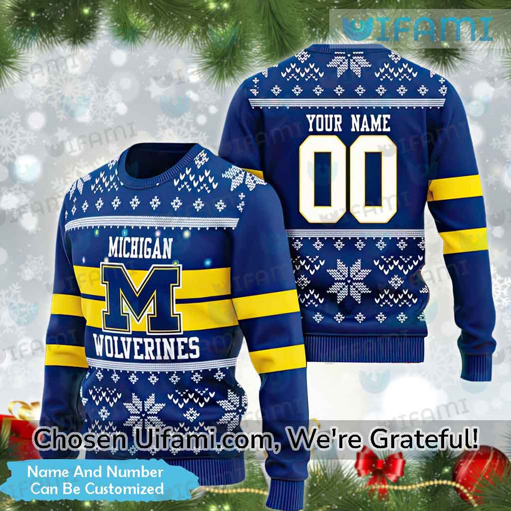 Wolverines Ugly Sweater Spirited Personalized Michigan Wolverines Gifts