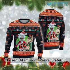 Womens Bengals Sweater Unforgettable Rick and Morty Cincinnati Bengals Gift