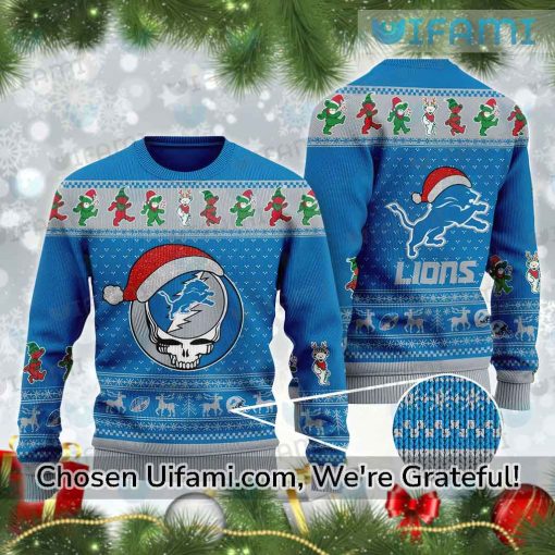 Womens Detroit Lions Sweater Special Grateful Dead Detroit Lions Gift