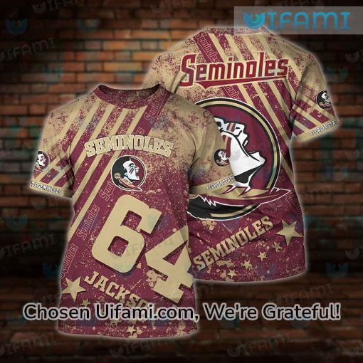 Womens FSU Shirt 3D Eye-opening Florida State Seminoles Gifts