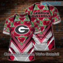 Womens Georgia Bulldogs Shirt 3D Adorable Georgia Bulldogs Gifts For Her