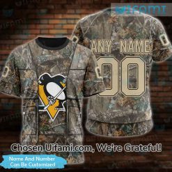Womens Plus Size Pittsburgh Penguins Apparel 3D Custom Hunting Camo Gift Best selling
