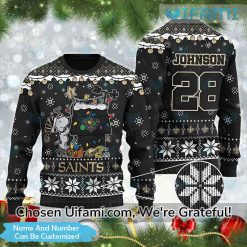 Womens Saints Sweater Personalized Unbelievable Snoopy New Orleans Saints Gift Best selling