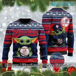 Yankees Christmas Sweater Superior Baby Yoda Gifts For Yankees Fans