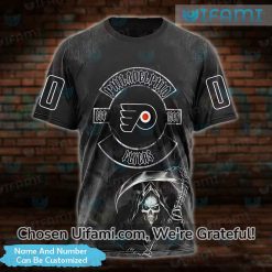 Youth Flyers Shirt 3D Custom Grim Reaper Philadelphia Flyers Gift Best selling