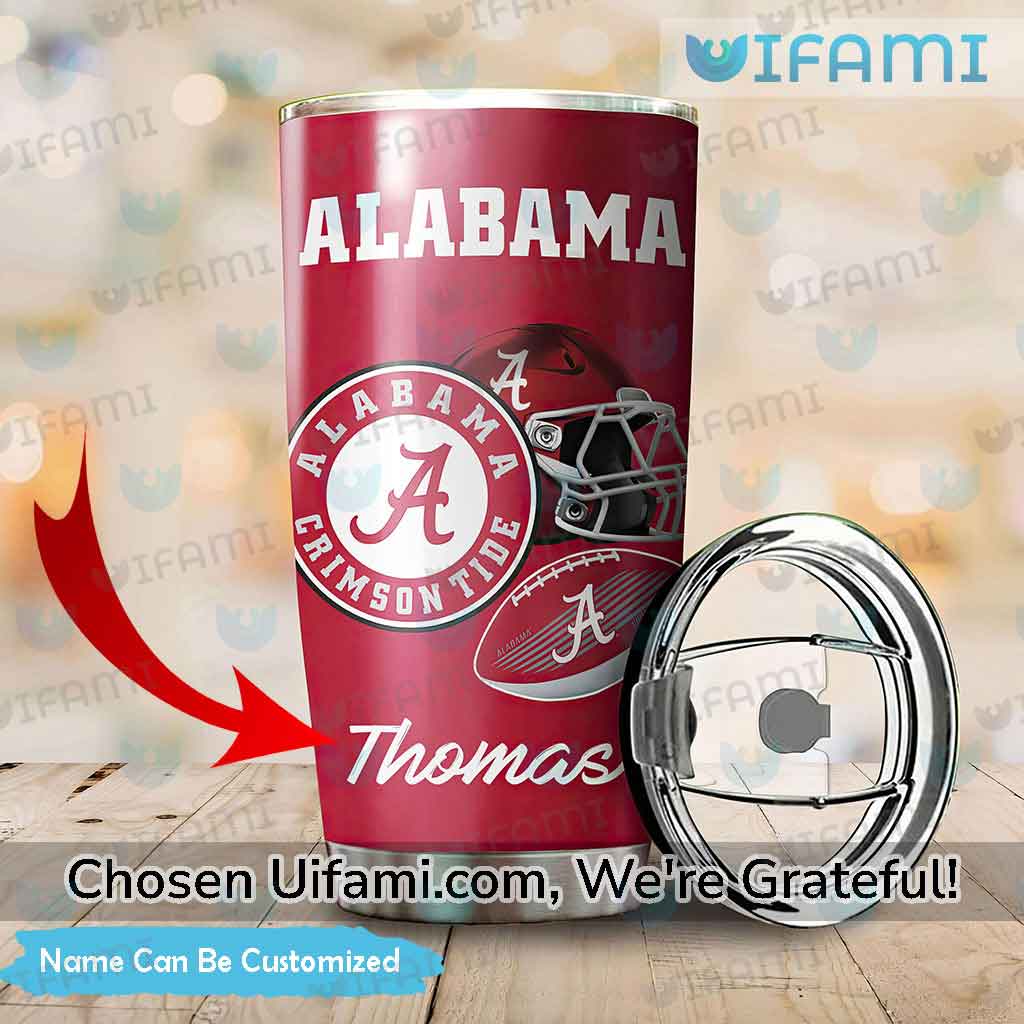 Alabama Crimson Tide Tumbler  Custom tumbler cups, Glitter