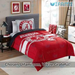 Alabama Twin Sheet Set Playful Alabama Crimson Tide Football Gift Exclusive