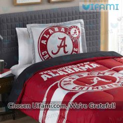 Alabama Twin Sheet Set Playful Alabama Crimson Tide Football Gift Trendy